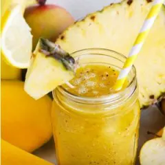 Smoothie ananas et vanille